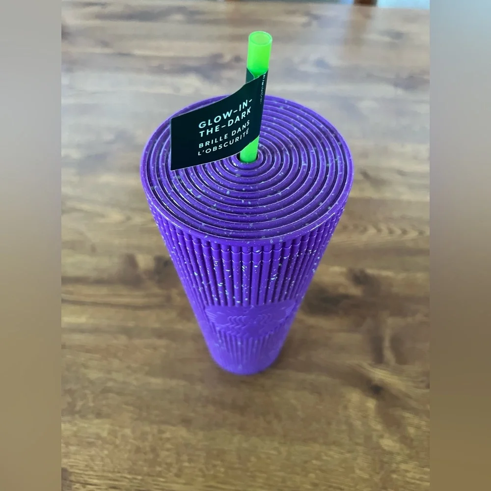Starbucks purple splatter